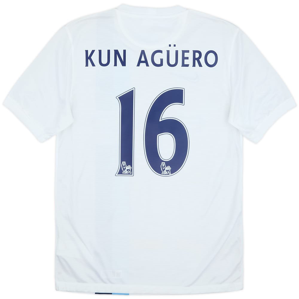 2013-14 Manchester City Third Shirt Kun Aguero #16 (S)