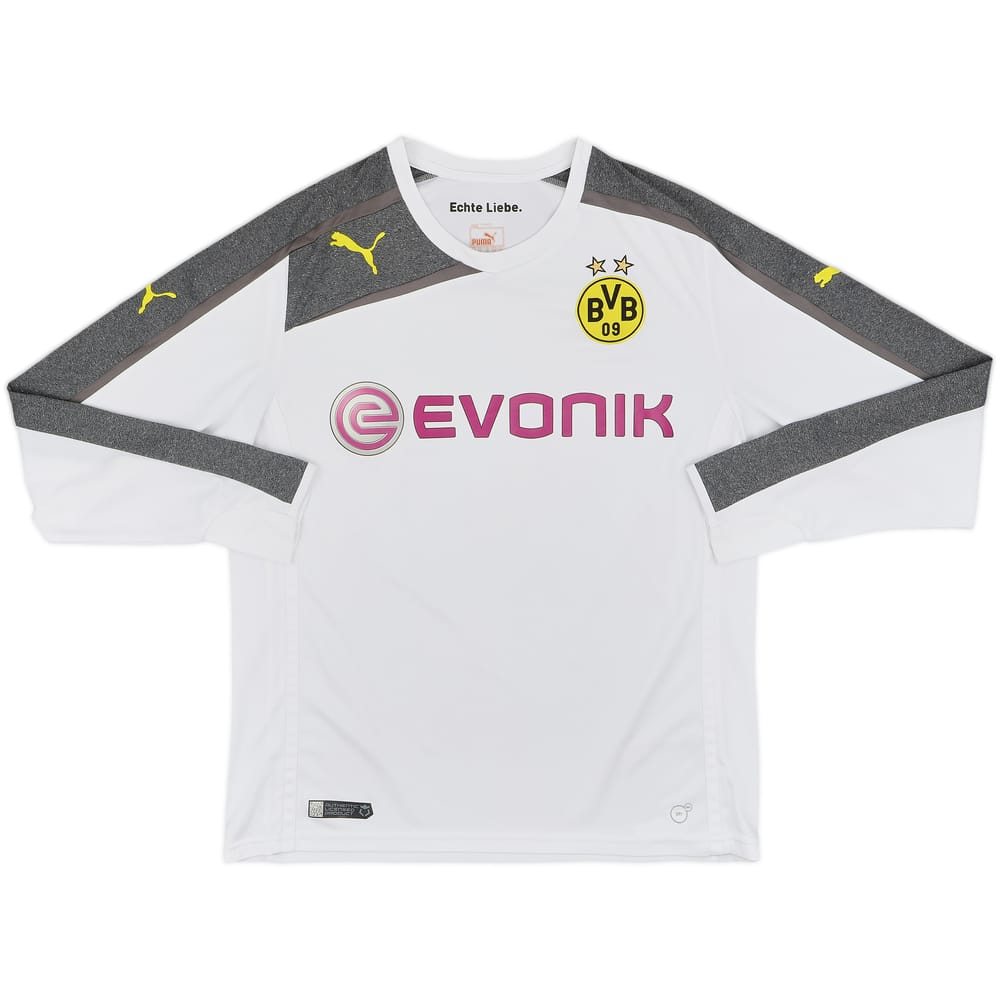 2013-15 Borussia Dortmund Third L/S Shirt - 9/10 - (L)