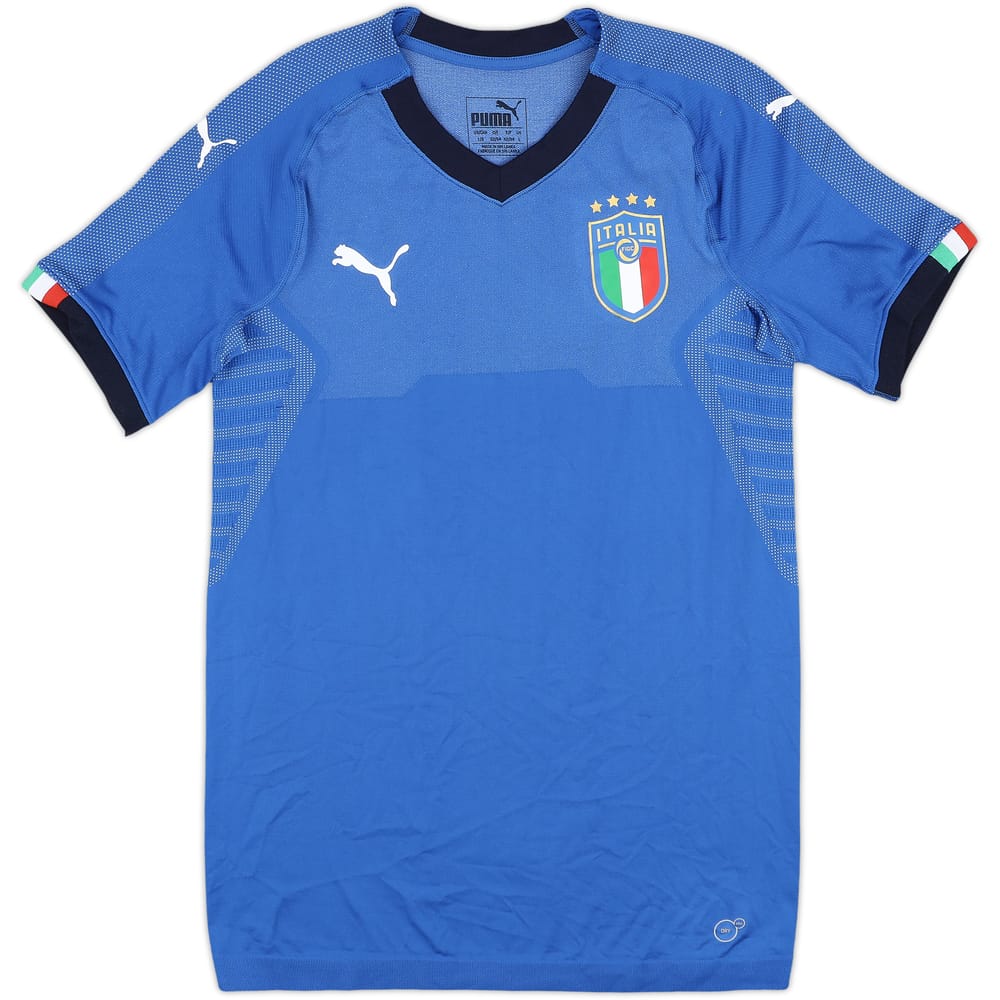 2018-19 Italy Authentic Home Shirt - 8/10 - (L)