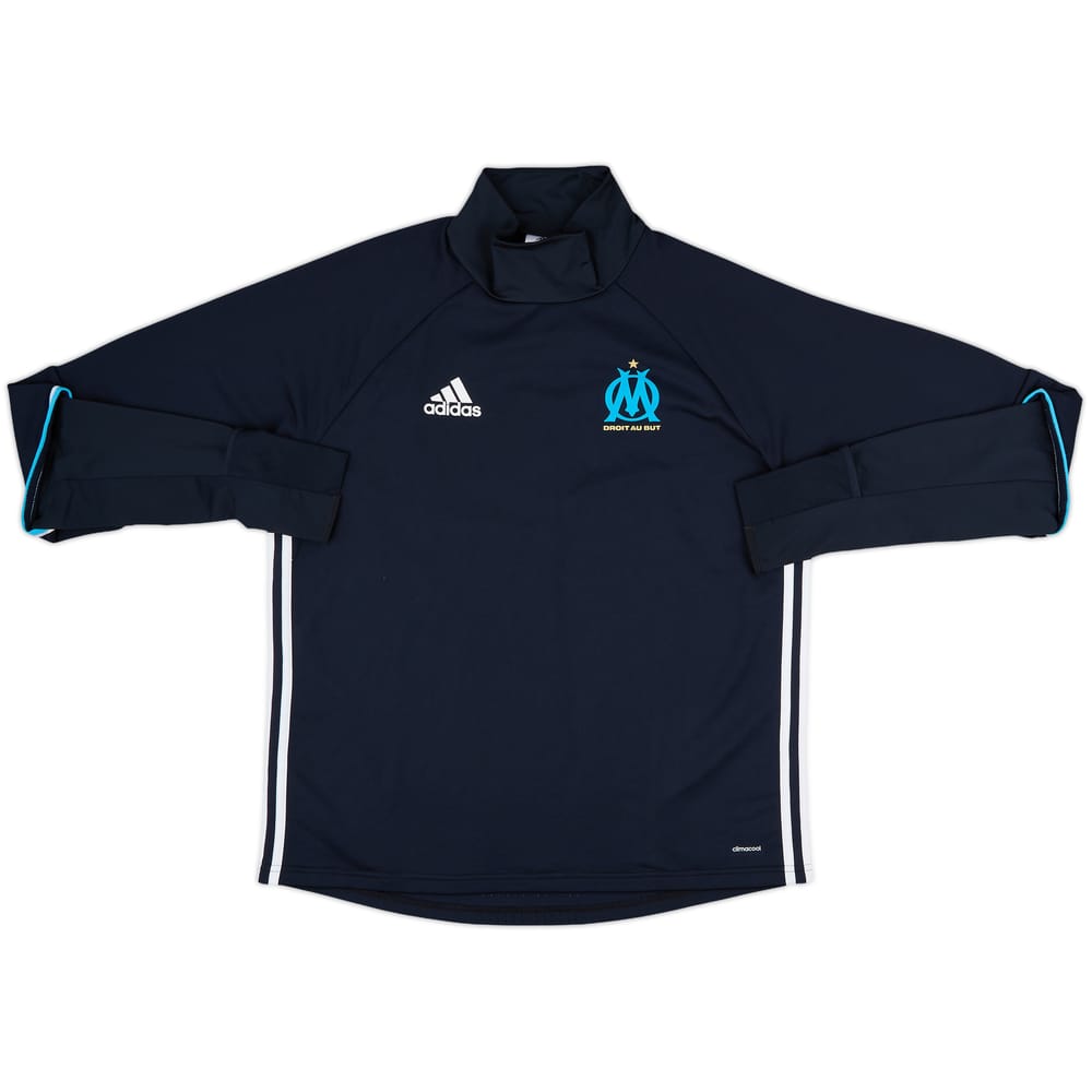 2016-17 Olympique Marseille adidas Drill Top - 8/10 - (L)