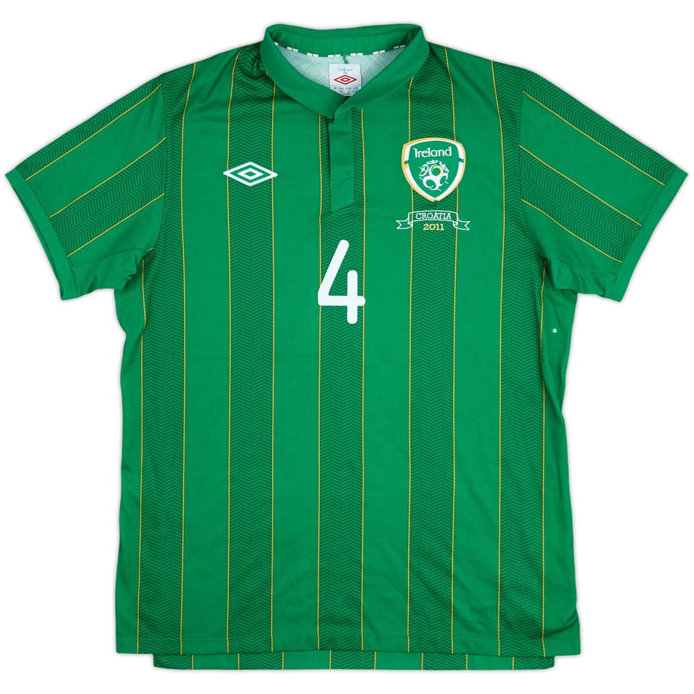 2011 Ireland Match Issue Home Shirt #4 (St.Ledger)