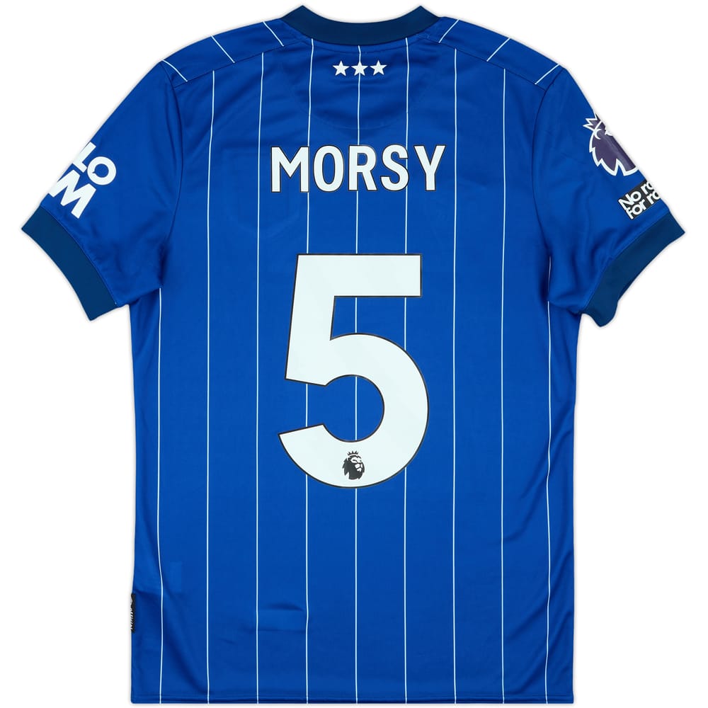 2024-25 Ipswich Match Issue Home Shirt Morsy #5