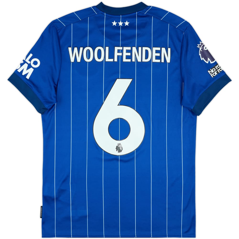 2024-25 Ipswich Match Issue Home Shirt Woolfenden #6