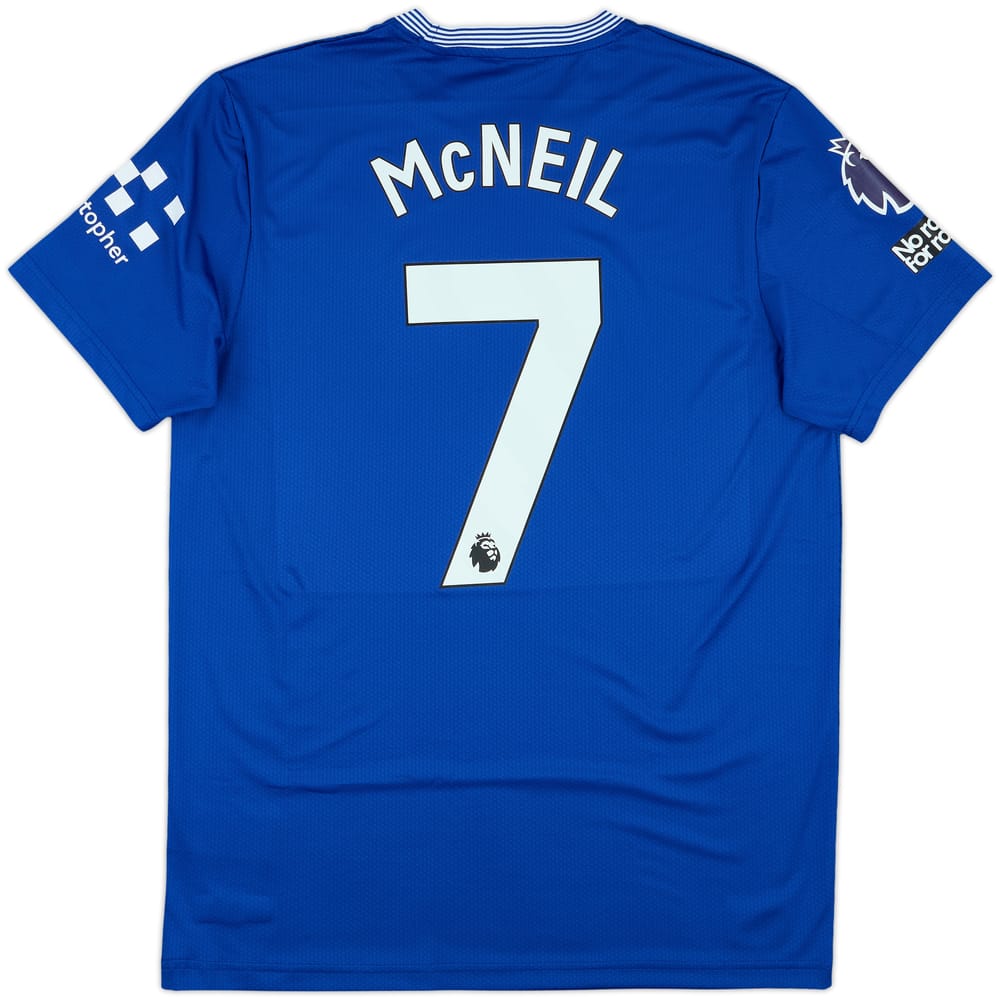 2024-25 Everton Match Issue Home Shirt McNeil #7
