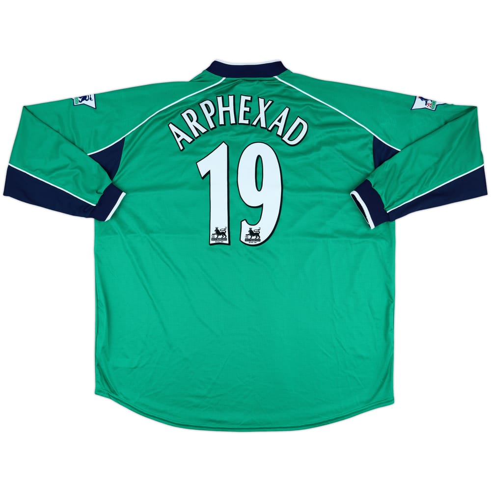 2000-02 Liverpool Match Issue GK Shirt Arphexad #19