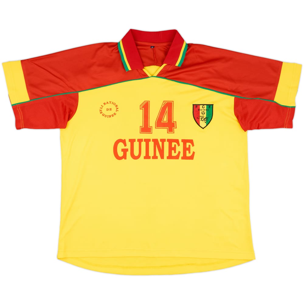 2004-05 Guinea Match Issue Away Shirt #14 (Sylla)