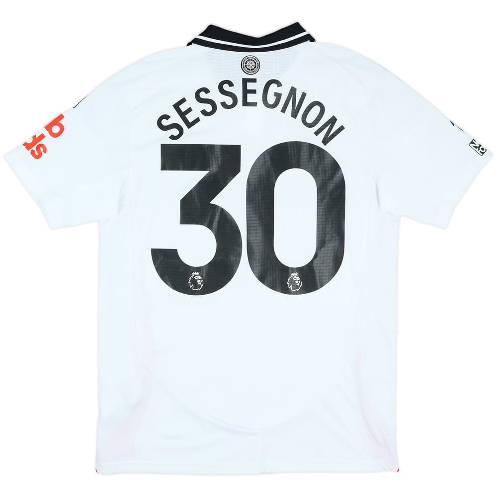 2024-25 Fulham Match Issue Home Shirt Sessegnon #30