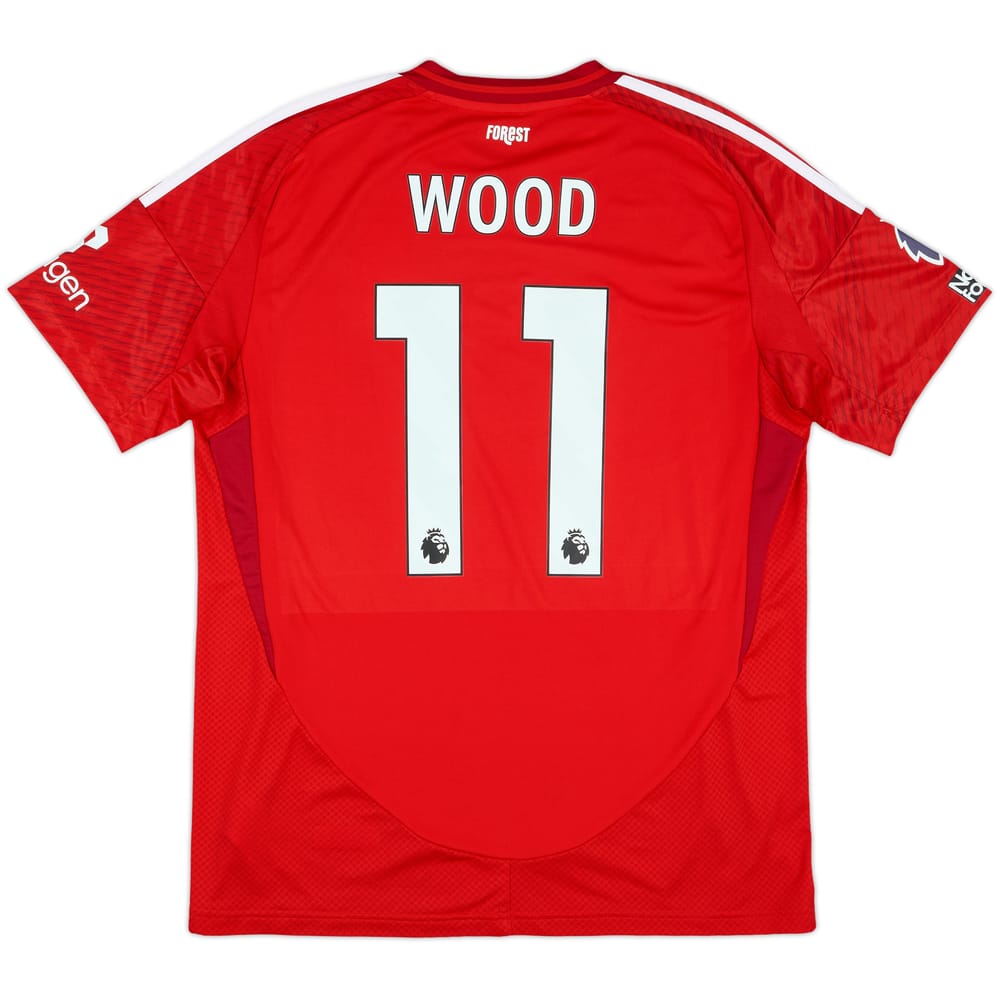 2024-25 Nottingham Forest Match Issue Home Shirt Wood #11