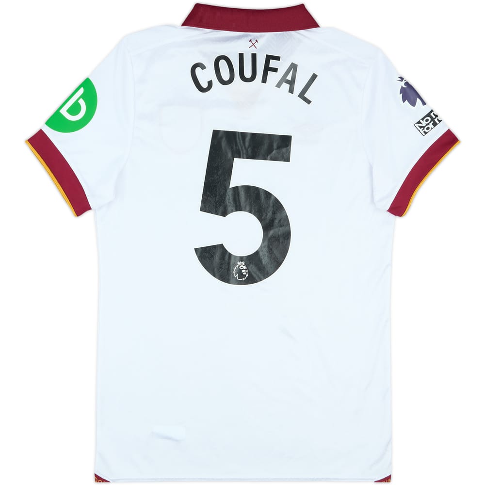 2024-25 West Ham Match Issue Third Shirt Coufal #5