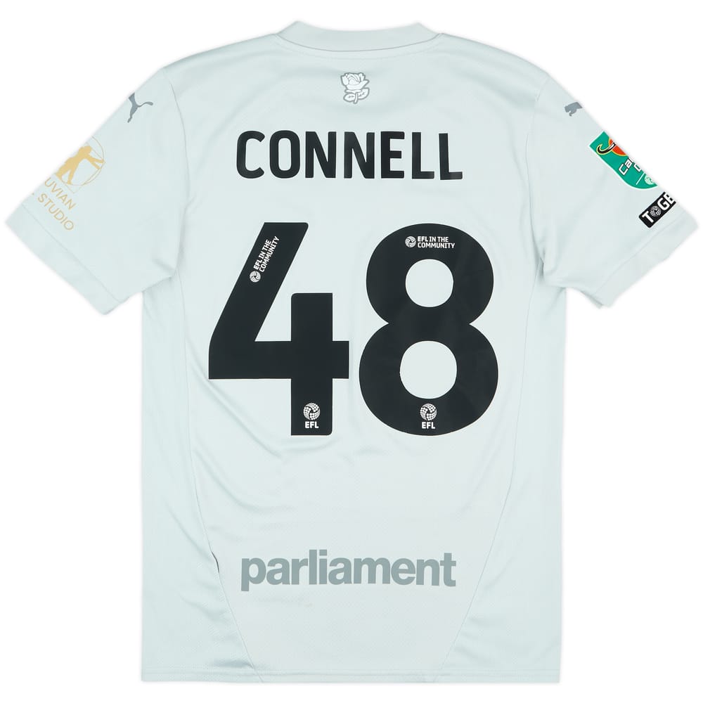 2024-25 Barnsley Match Issue Carabao Cup Away Shirt Connell #48