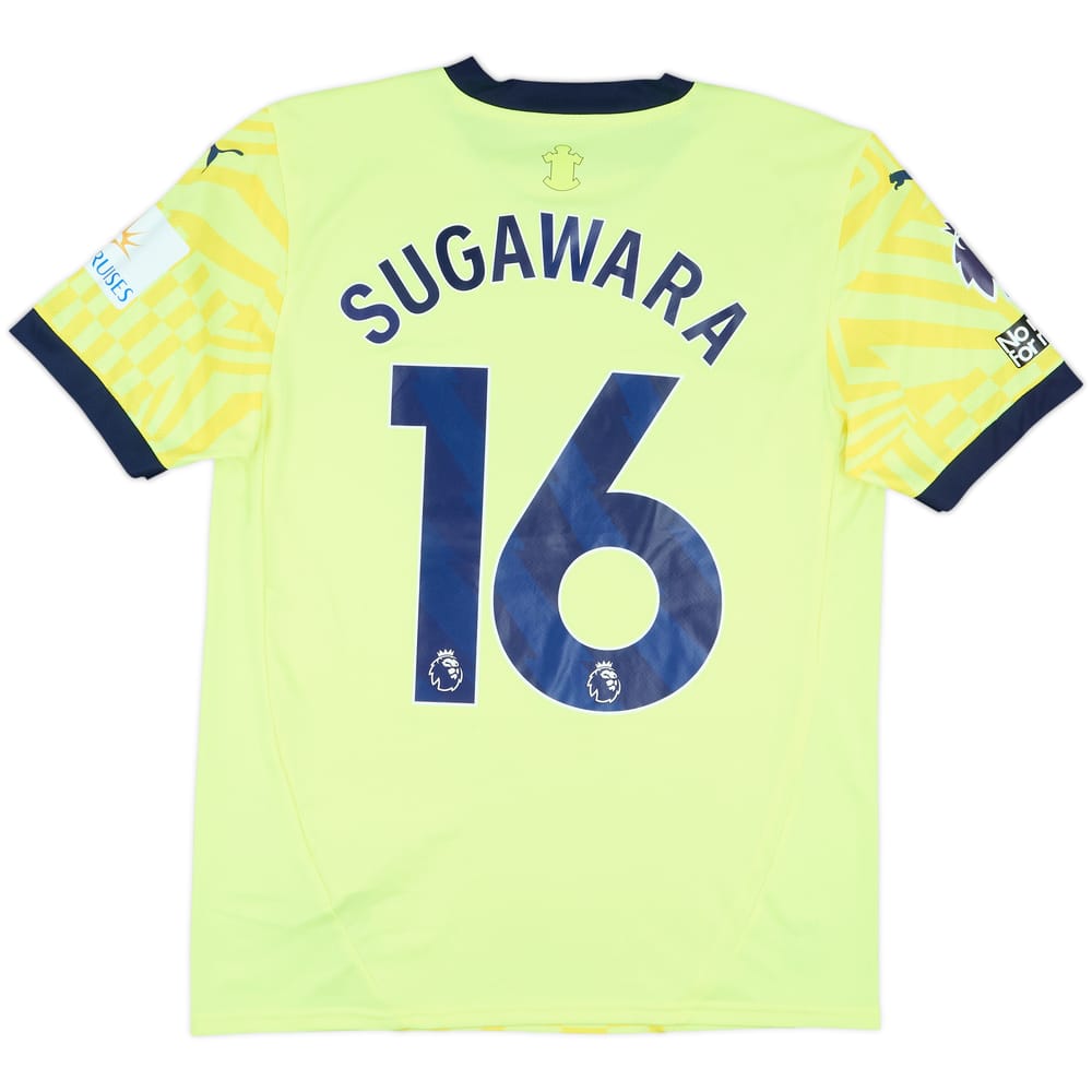 2024-25 Southampton Match Issue Away Shirt Sugawara #16