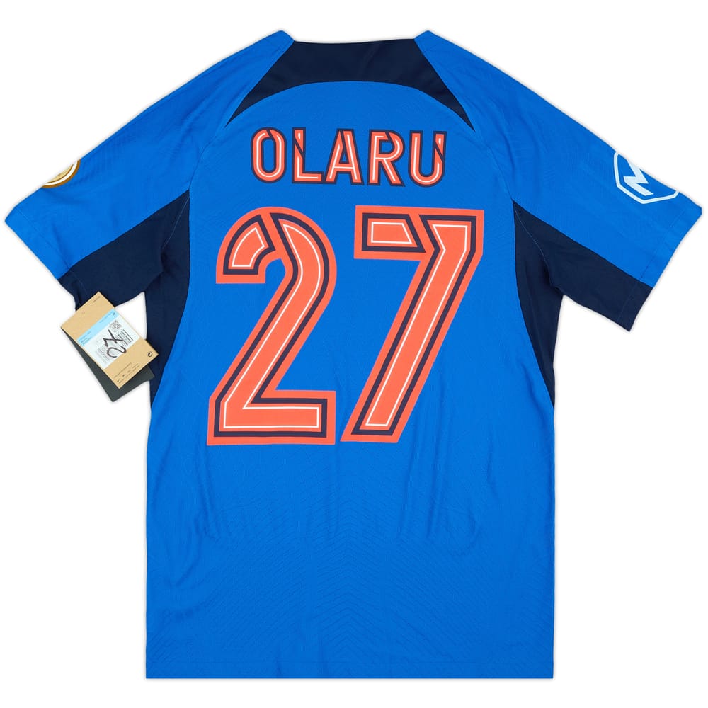 2024-25 Steaua Bucuresti Player Issue Home Shirt Olaru #27 (M)