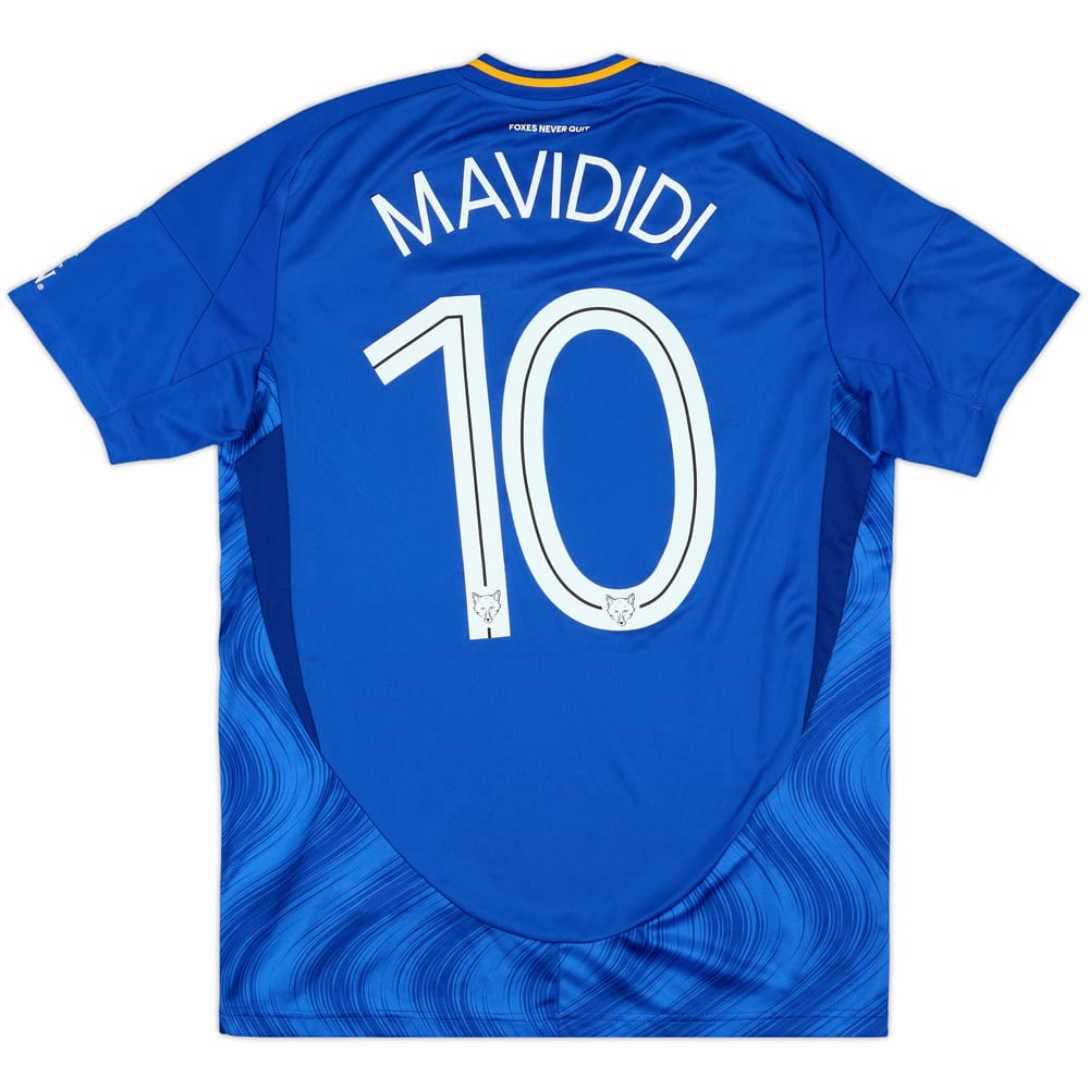 2024-25 Leicester Match Issue FA Cup Home Shirt Mavididi #10