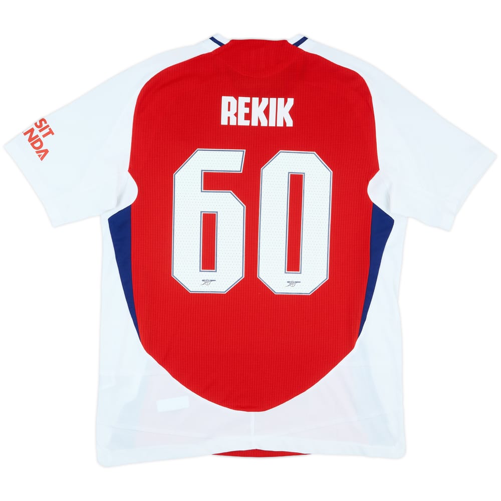 2024-25 Arsenal Match Issue Home Shirt Rekik #60
