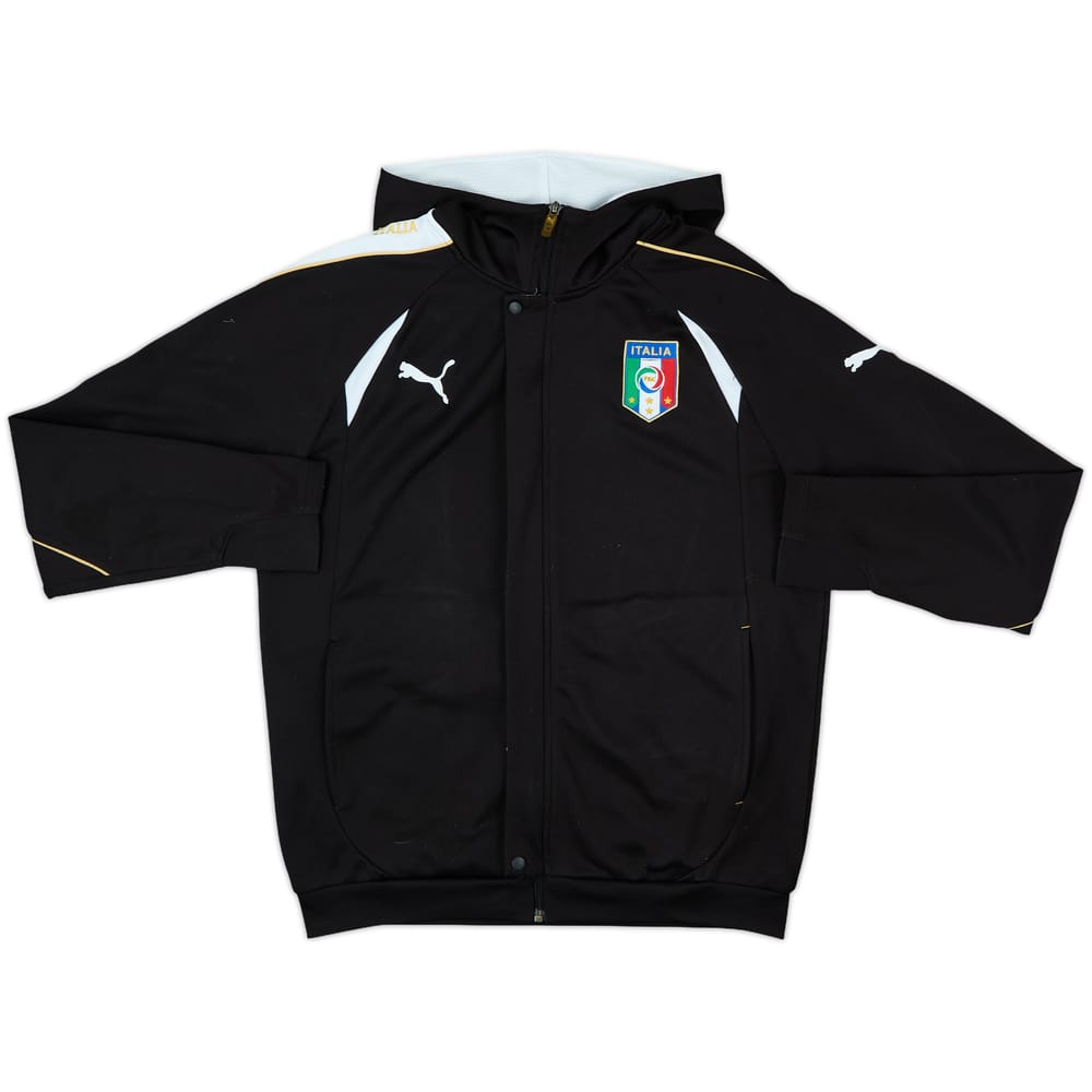 2010-11 Italy Puma Hooded Track Jacket - 8/10 - (M)