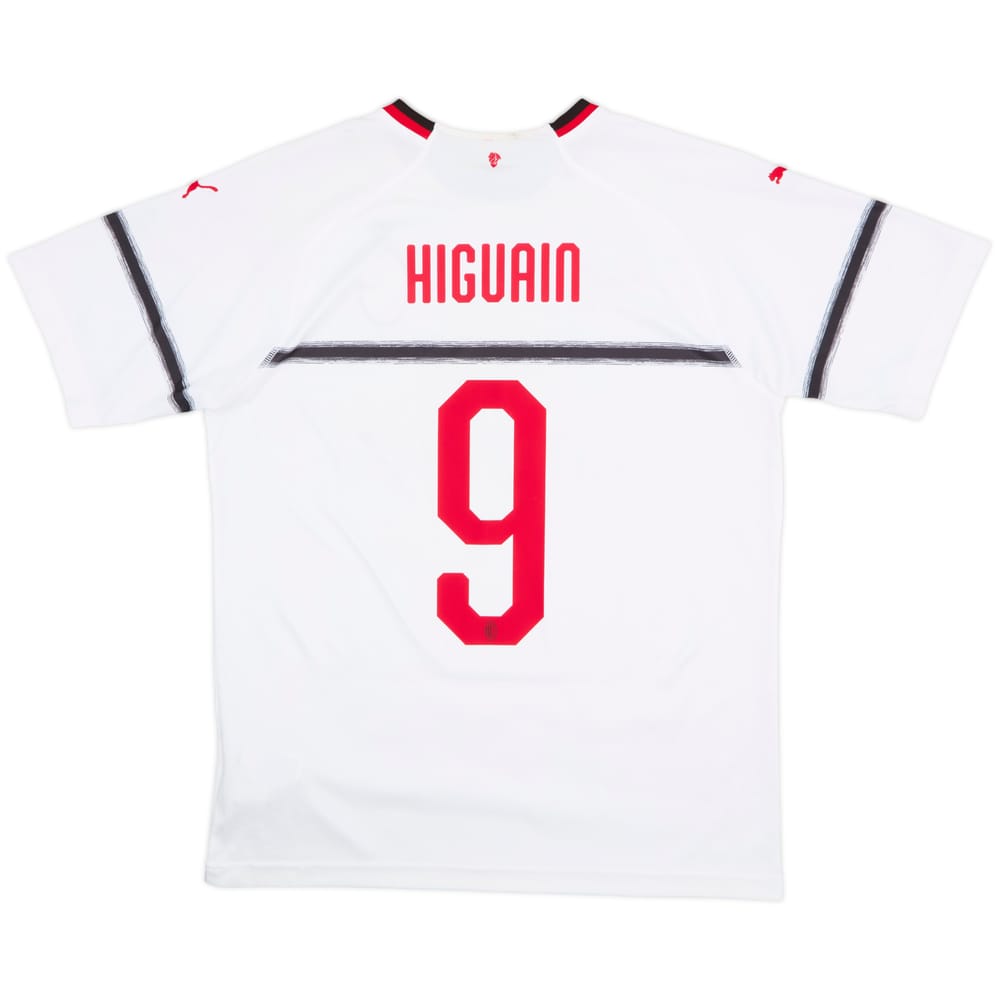 2018-19 AC Milan Away Shirt Higuain #9 - 6/10 - (L)