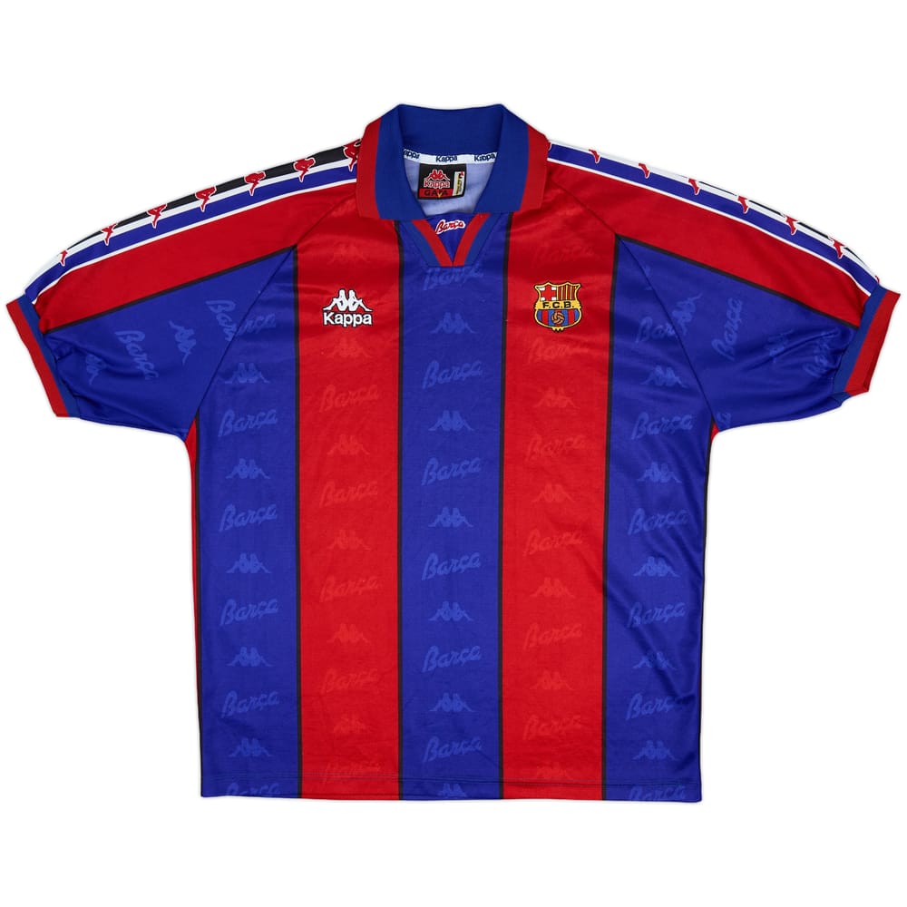 1995-97 Barcelona Home Shirt - 9/10 - (L)