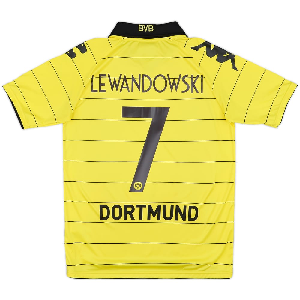 2010-11 Borussia Dortmund Home Shirt Lewandowski #7 - 9/10 - (S)