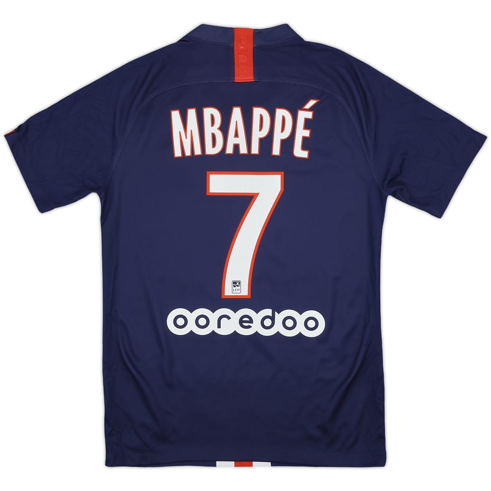 2019-20 Paris Saint-Germain Home Shirt Mbappe #7 - 7/10 - (S)