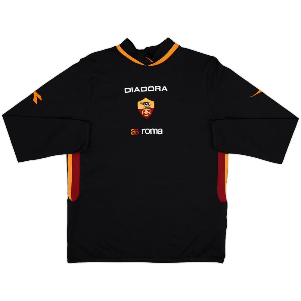 2003-04 Roma Diadora Training L/S Shirt - 7/10 - (M)