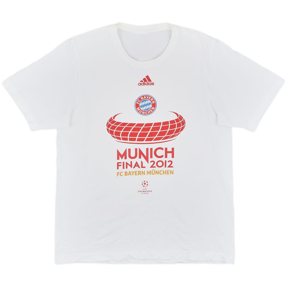 2011-12 Bayern Munich adidas 'Champions League Final' Graphic Tee - 8/10 - (M)