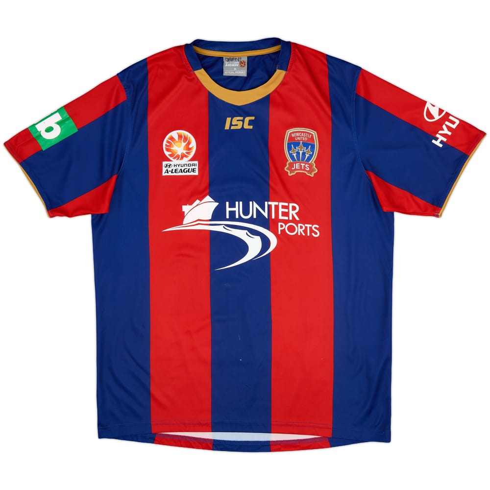 2011-13 Newcastle United Jets Home Shirt - 7/10 - (XL)