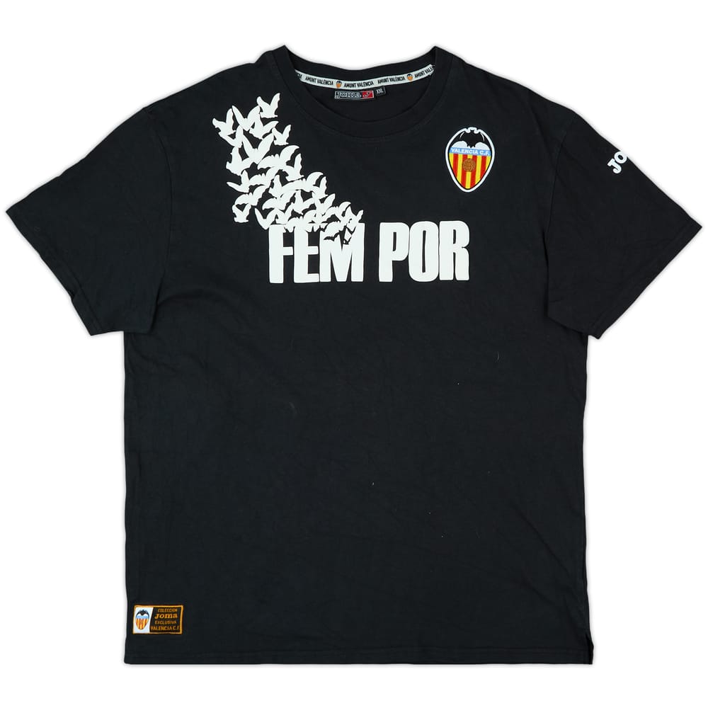2012-13 Valencia Joma Cotton Tee - 7/10 - (XXL)