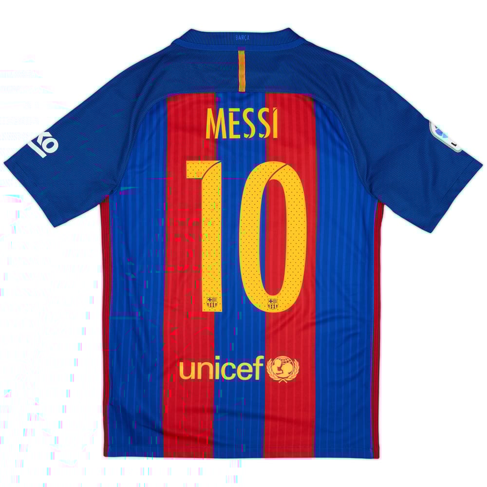 2016-17 Barcelona Home Shirt Messi #10 - 9/10 - (S)