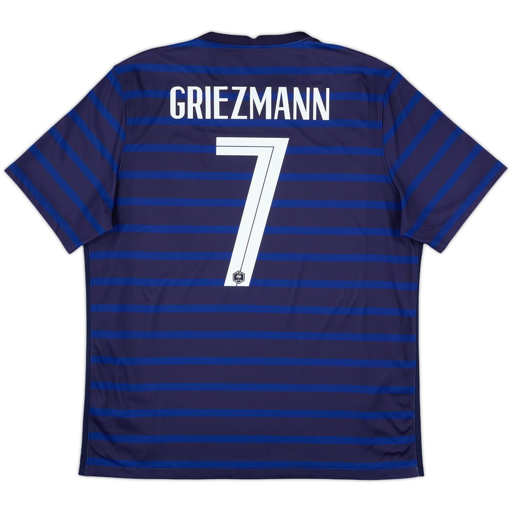 2020-21 France Home Shirt Griezmann #7 - 9/10 - (XL)