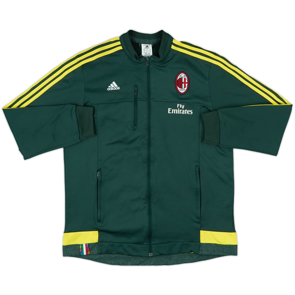 2015-16 AC Milan adidas Track Jacket - 8/10 - (XL)