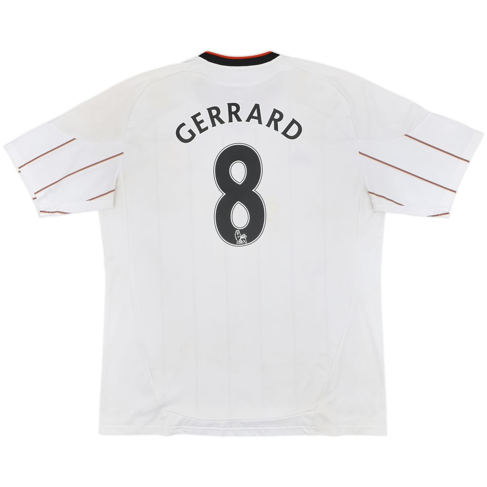 2010-11 Liverpool Away Shirt Gerrard #8 - 5/10 - (XXL)