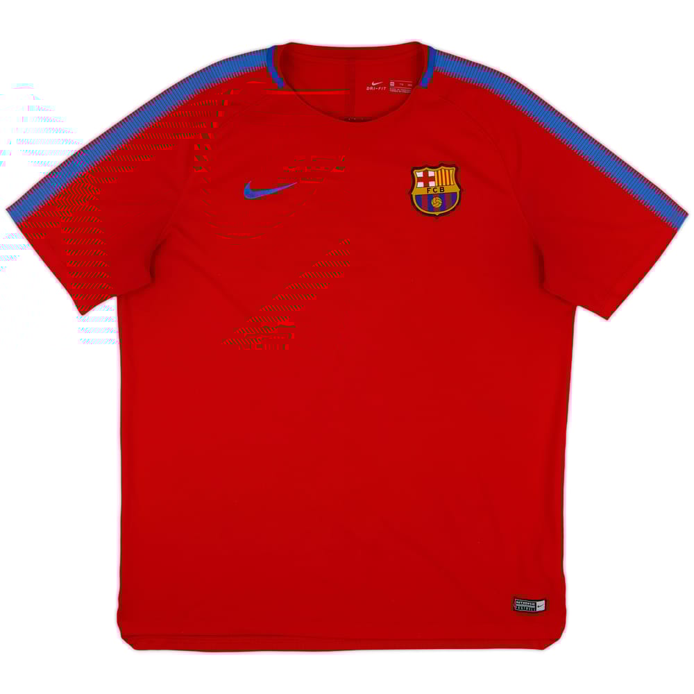 2017-18 Barcelona Nike Training Shirt - 8/10 - (XXL)