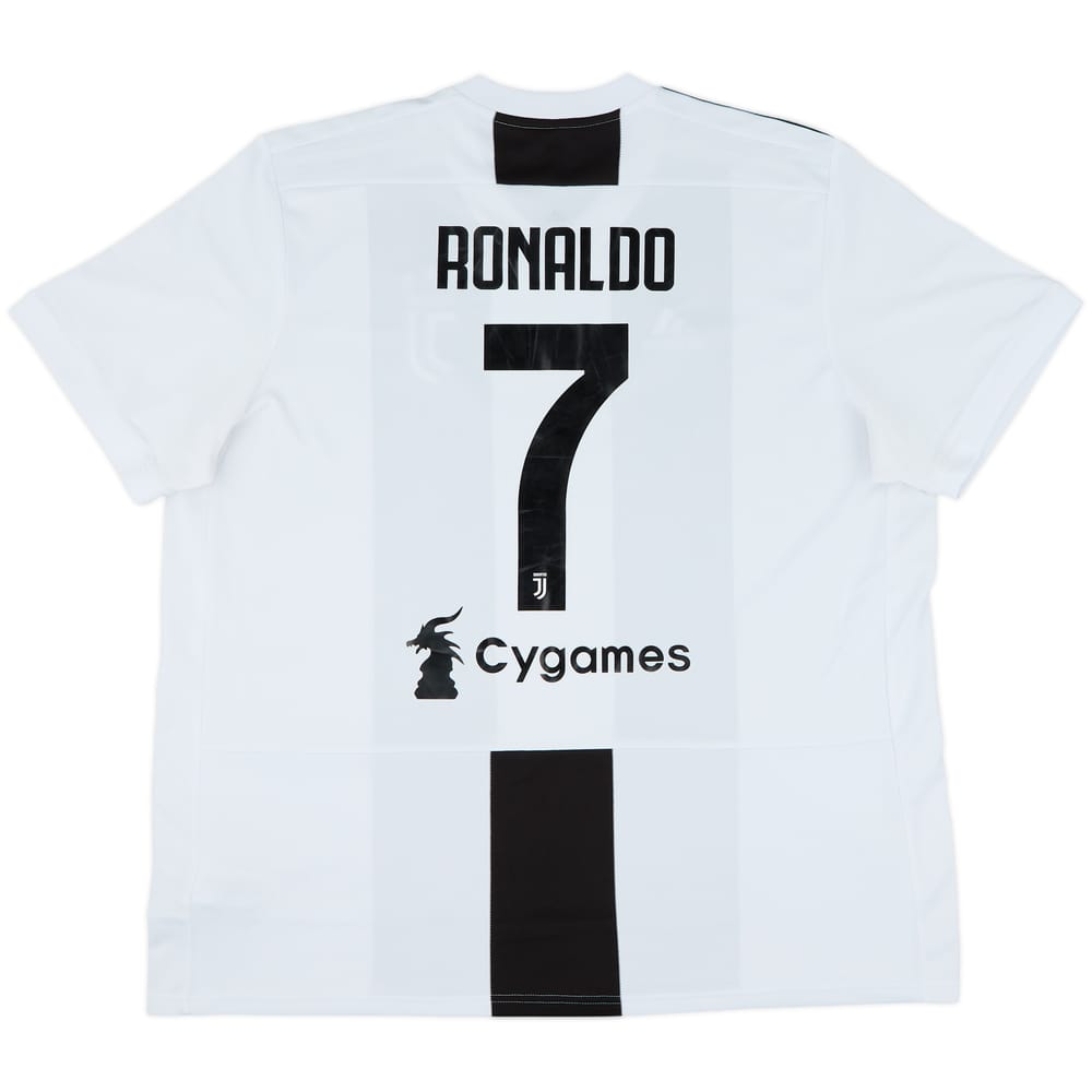 2018-19 Juventus Home Shirt Ronaldo #7 - 9/10 - (XXL)