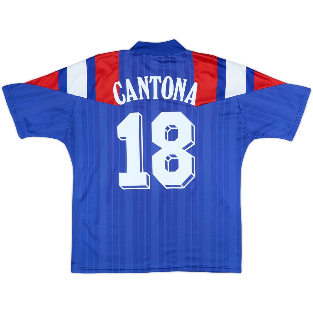 1992-94 France Home Shirt Cantona #18 - 10/10 - (L)