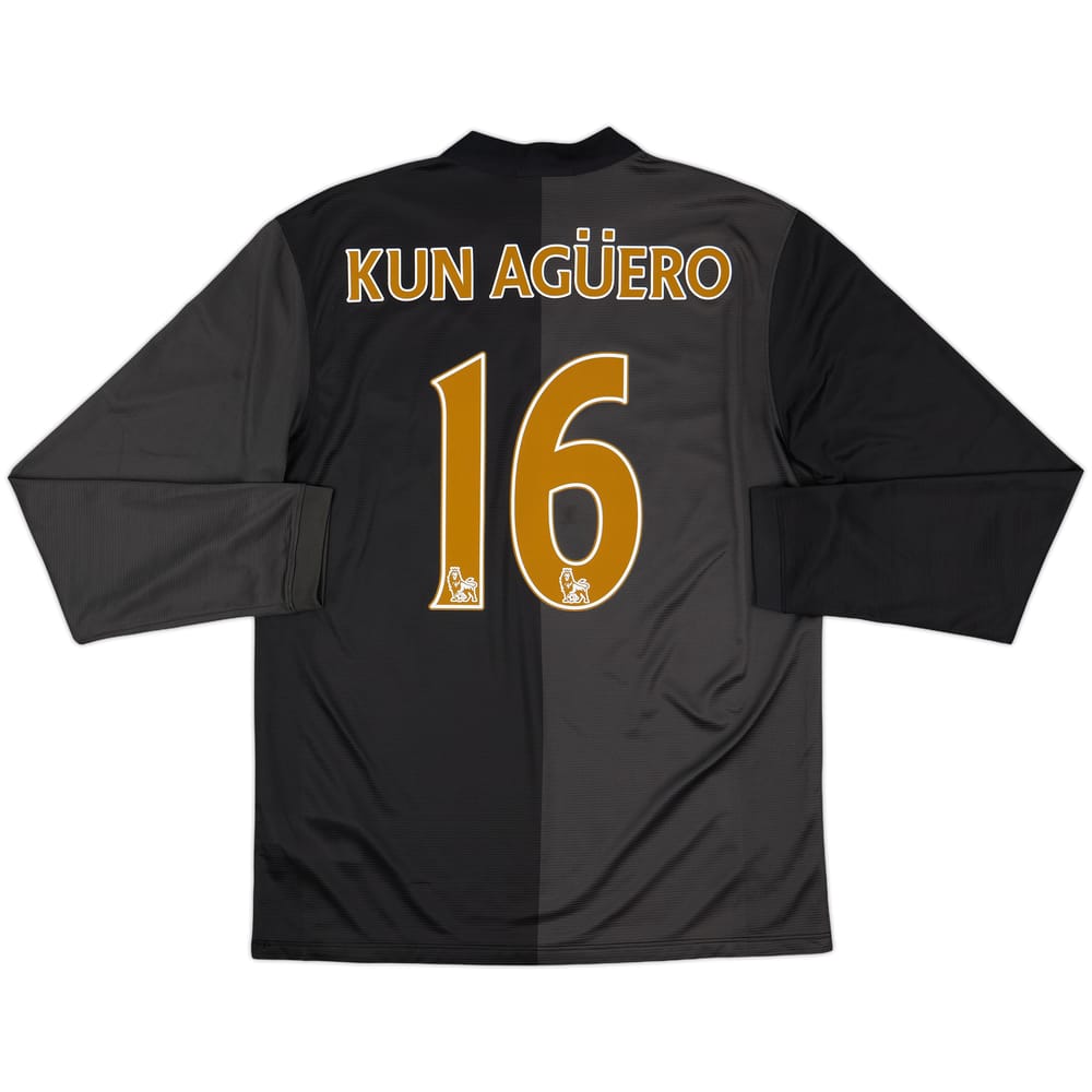 2013-14 Manchester City Away Shirt Kun Aguero #16 - 7/10 - (M)
