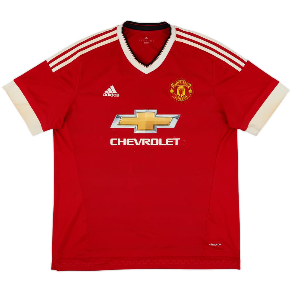 2015-16 Manchester United Home Shirt - 4/10 - (XL)