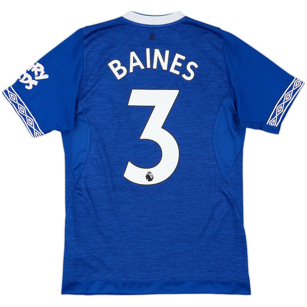 2018-19 Everton Home Shirt Baines #3 - 8/10 - (S)