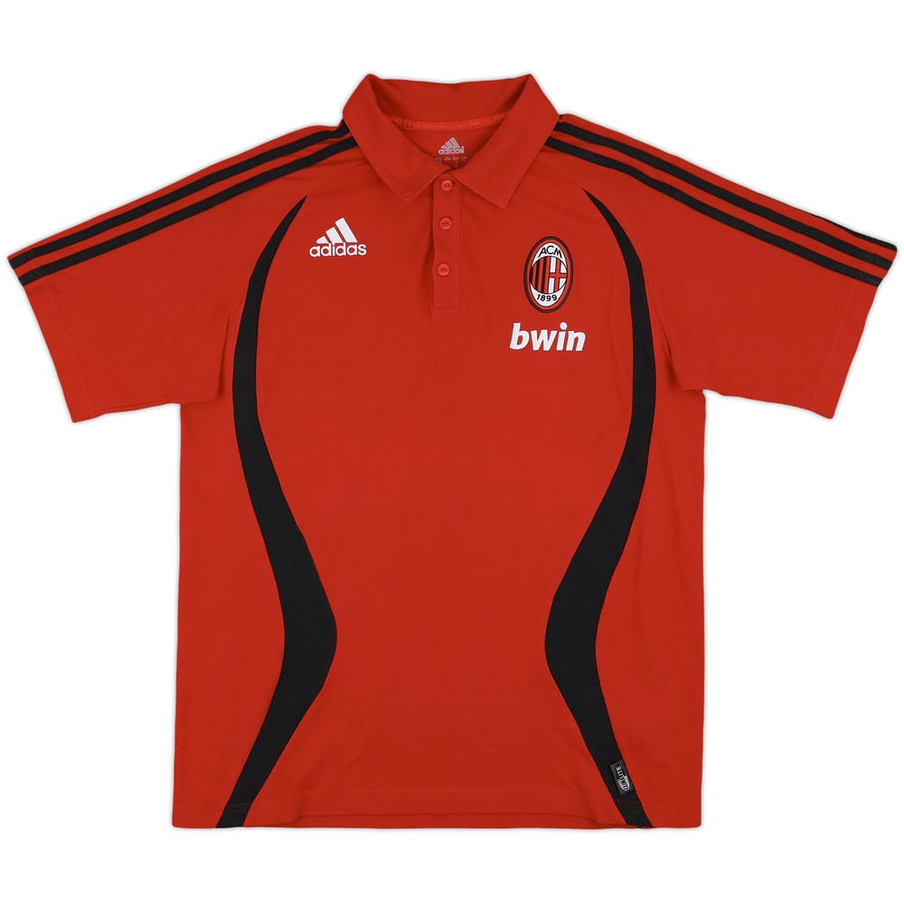 2006-07 AC Milan adidas Polo Shirt - 8/10 - (M)