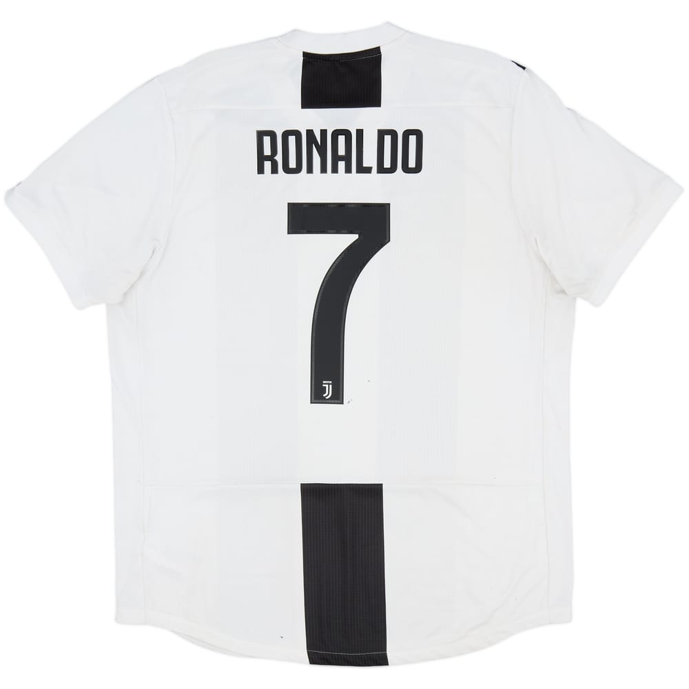 2018-19 Juventus Authentic Home Shirt Ronaldo #7 - 5/10 - (XL)