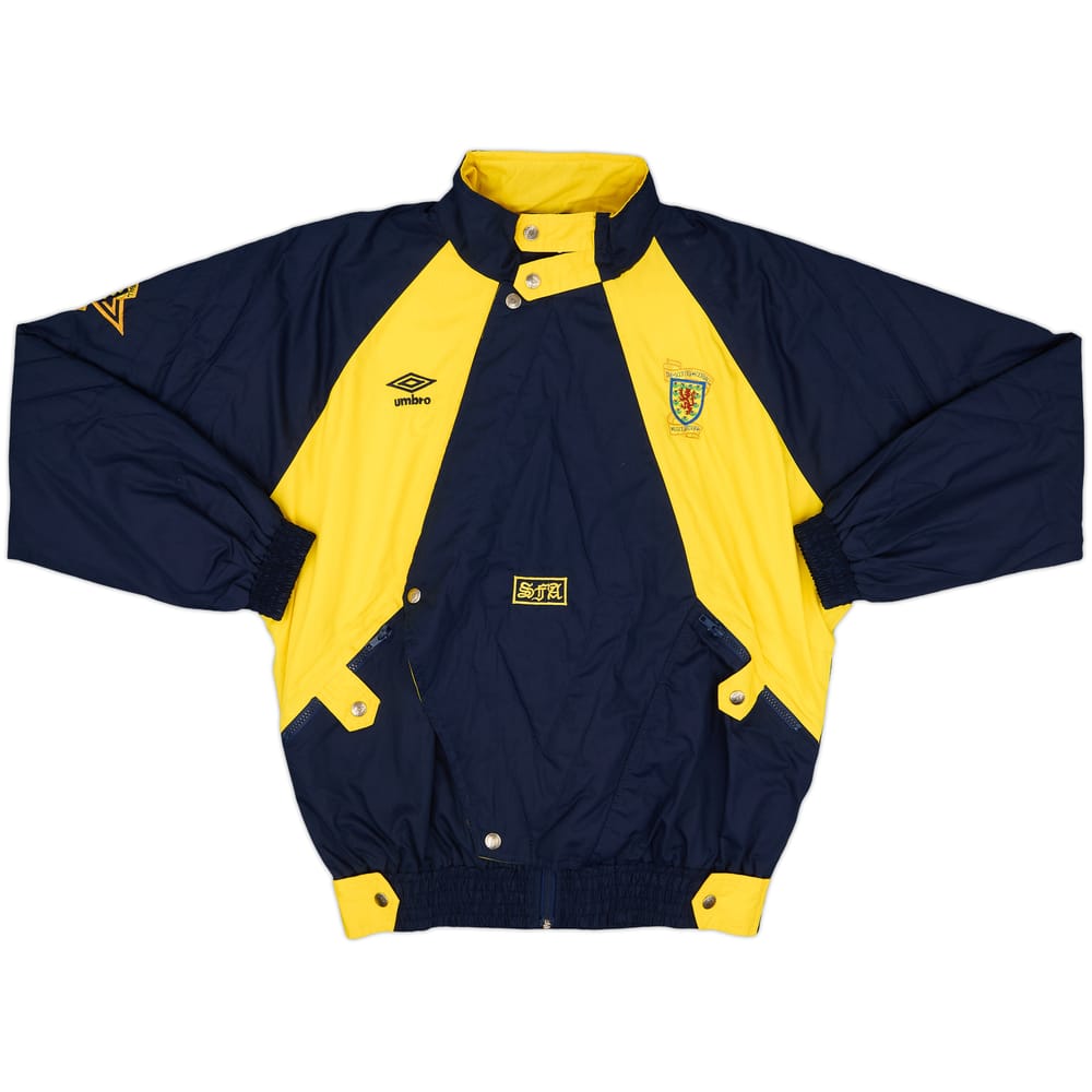 1990-92 Scotland Umbro 1/2 Zip Track Jacket - 8/10 - (M)
