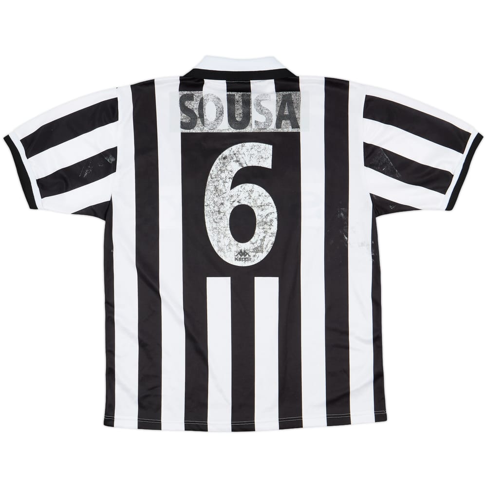 1995-97 Juventus Home Shirt Sousa #6 - 5/10 - (XL)