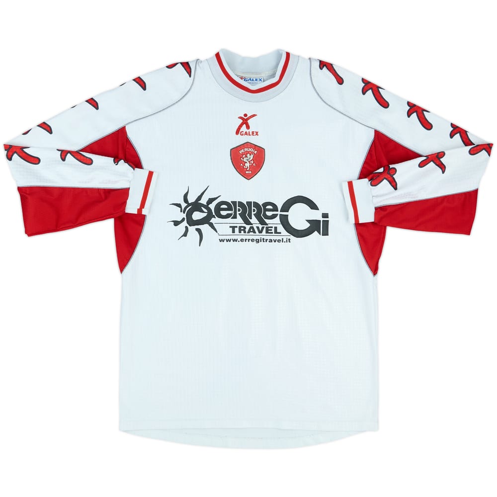 2000-01 Perugia Away L/S Shirt #16 - 7/10 - (XL)