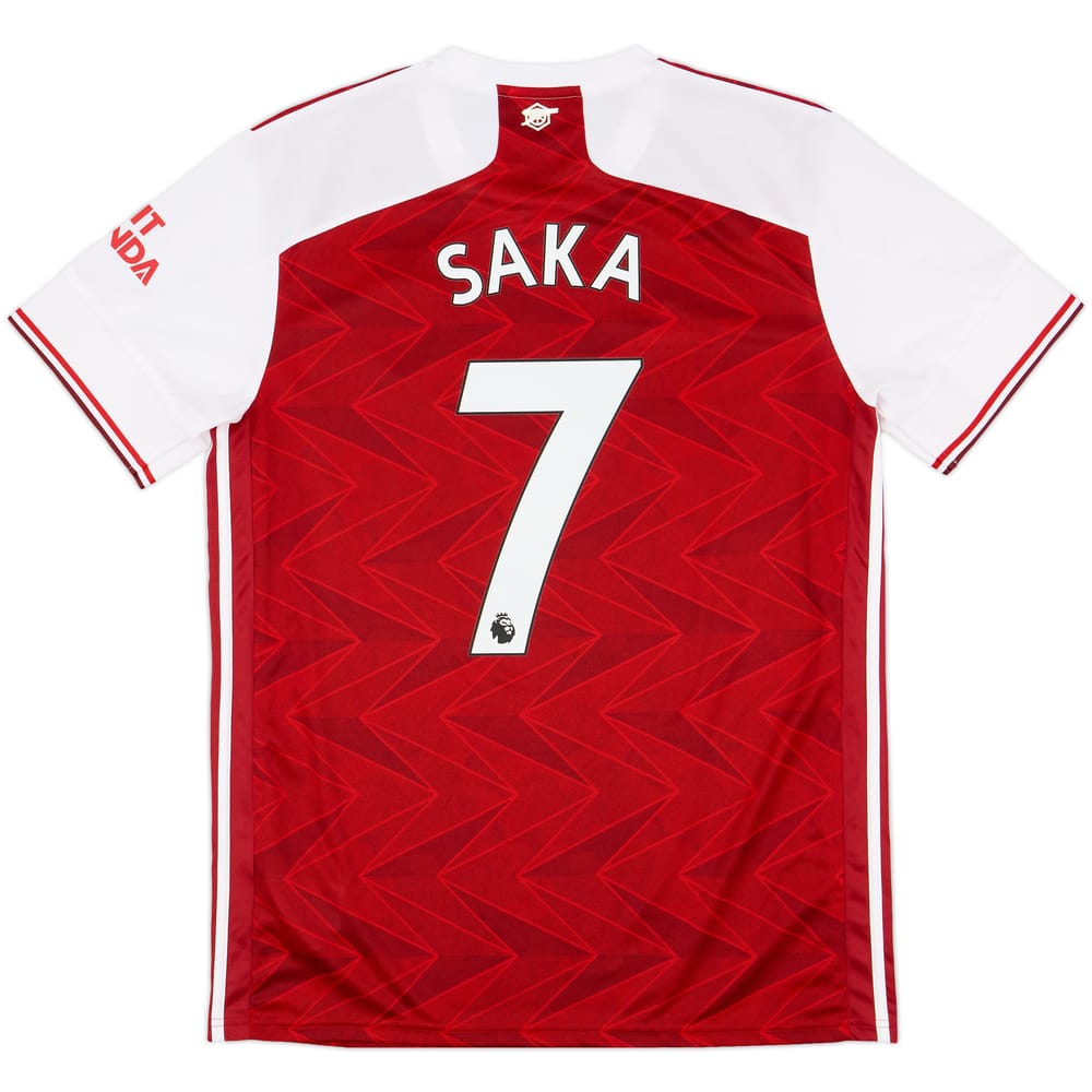 2020-21 Arsenal Home Shirt Saka #7 - 10/10 - (L)