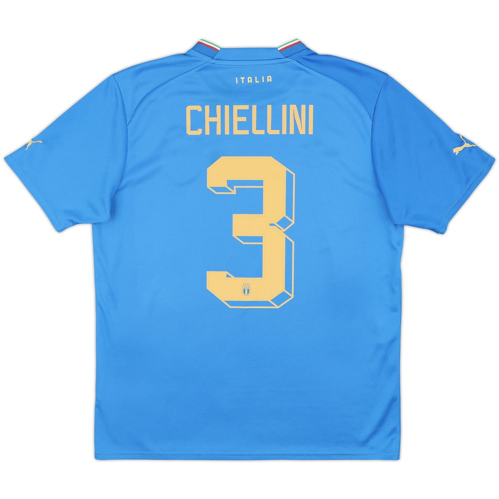 2022-23 Italy Home Shirt Chiellini #3 - 10/10 - (L)