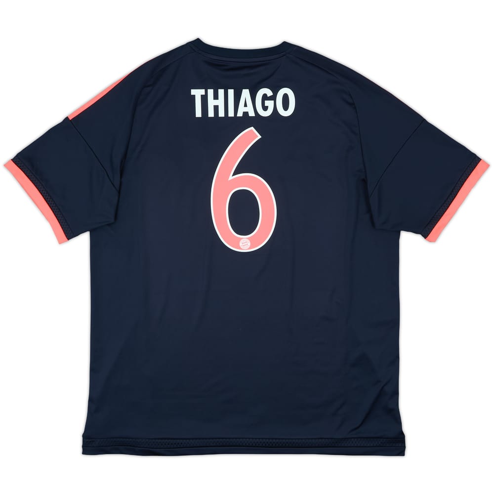 2015-16 Bayern Munich Third Shirt Thiago #6 - 8/10 - (XL)