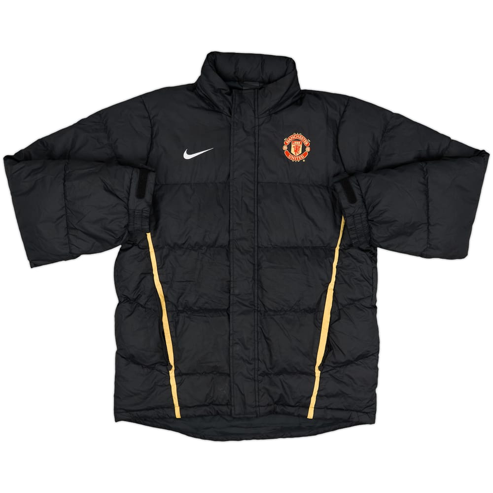2008-09 Manchester United Nike Padded Bench Coat - 8/10 - (S)