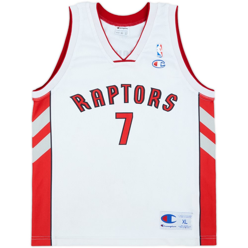 2006-10 Toronto Raptors Bargnani #7 Champion Home Jersey - 8/10 - (XL.Boys)