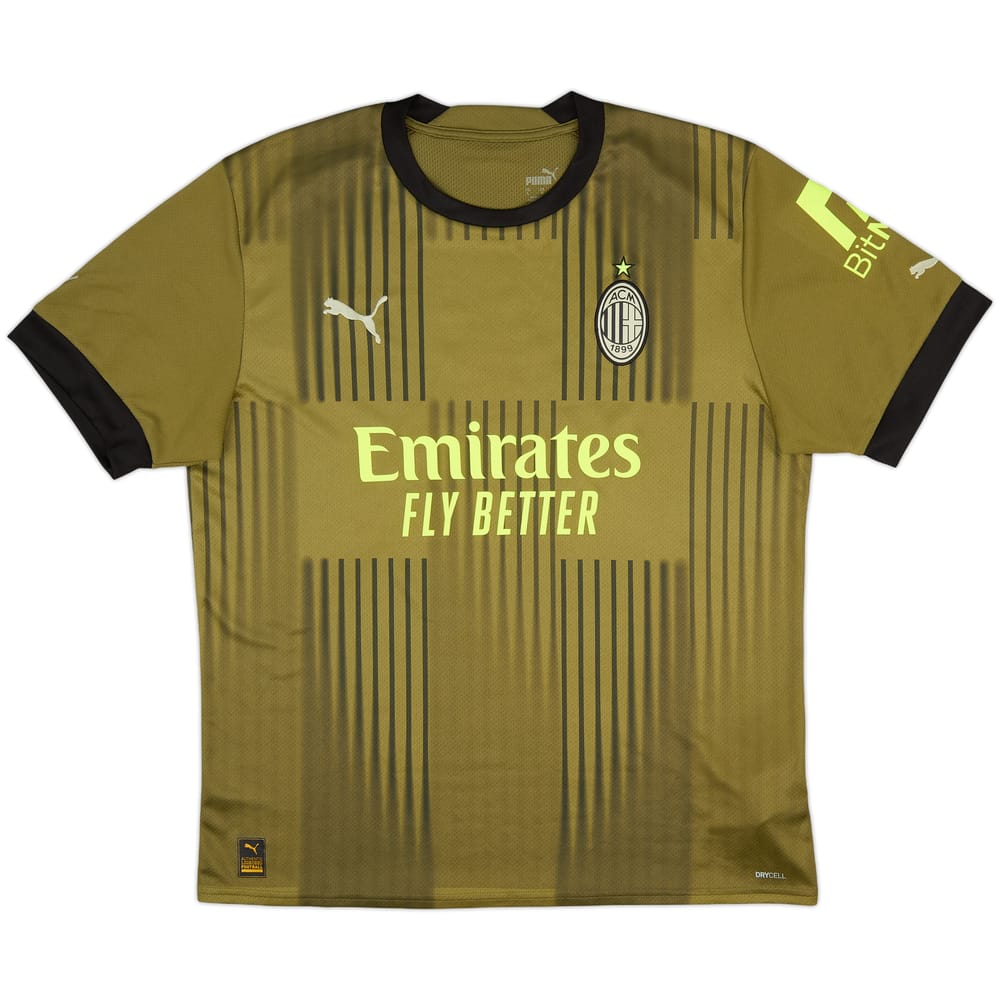 2022-23 AC MIlan Third Shirt #4 - 6/10 - (L)