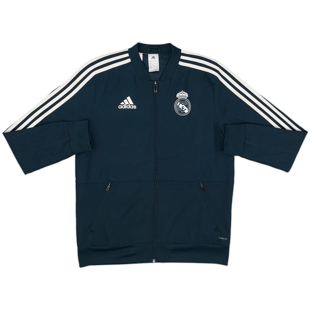 2018-19 Real Madrid adidas Track Jacket - 8/10 - (L.Boys)