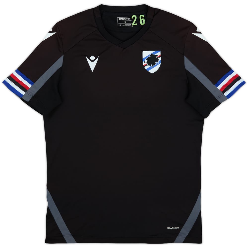 2021-22 Sampdoria Macron Player Issue Training Shirt #26 - 9/10 - (S)